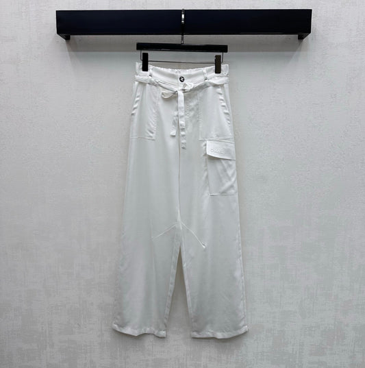 26. Straight-Leg Trousers with Drawstring Waist