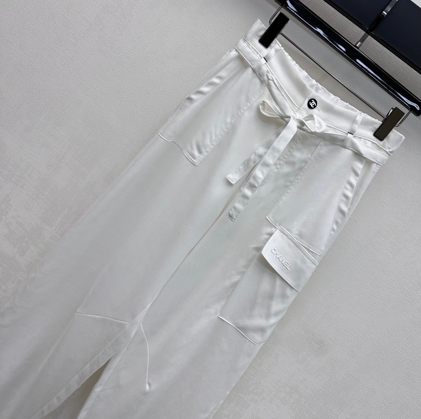 26. Straight-Leg Trousers with Drawstring Waist