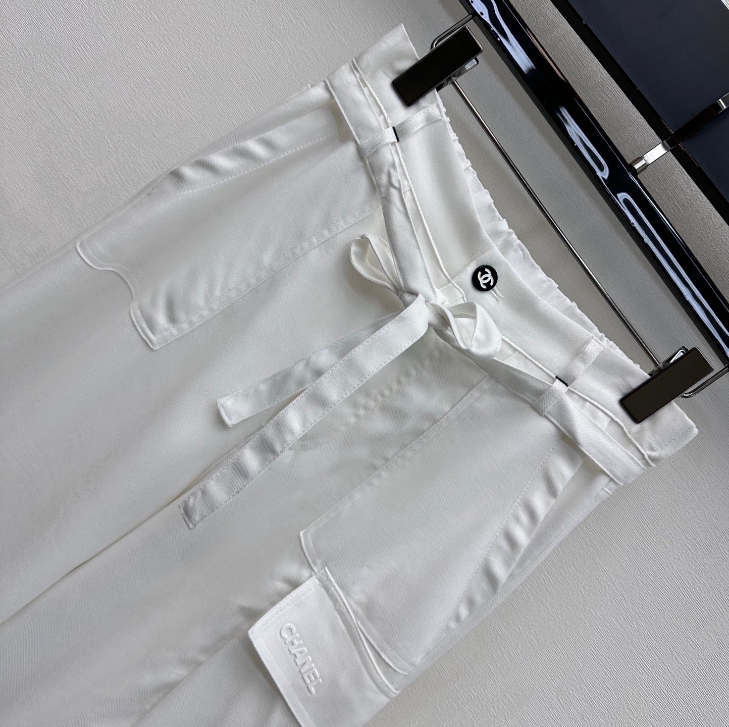 26. Straight-Leg Trousers with Drawstring Waist