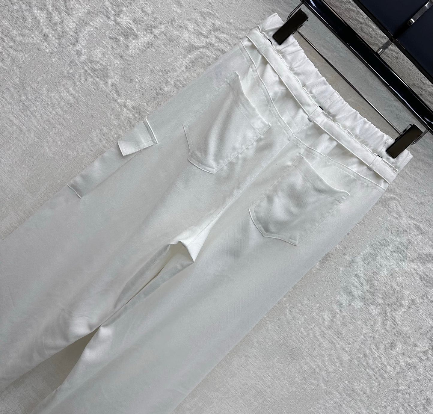 26. Straight-Leg Trousers with Drawstring Waist