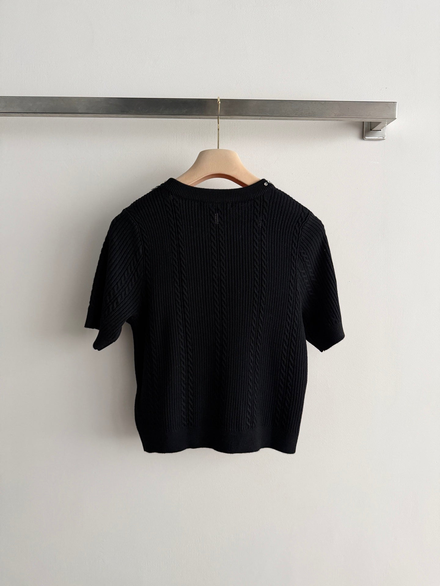 26. New Cable-Knit Short-Sleeve Top