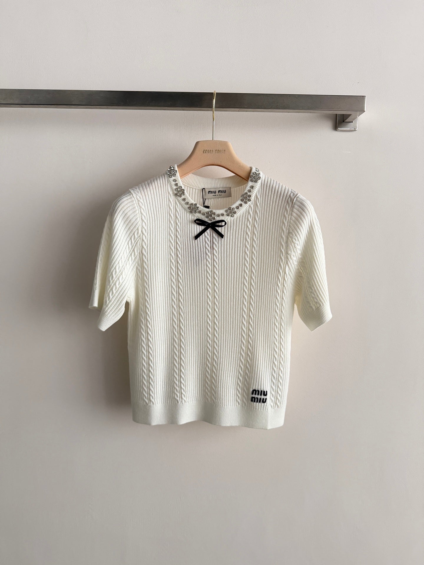 26. New Cable-Knit Short-Sleeve Top