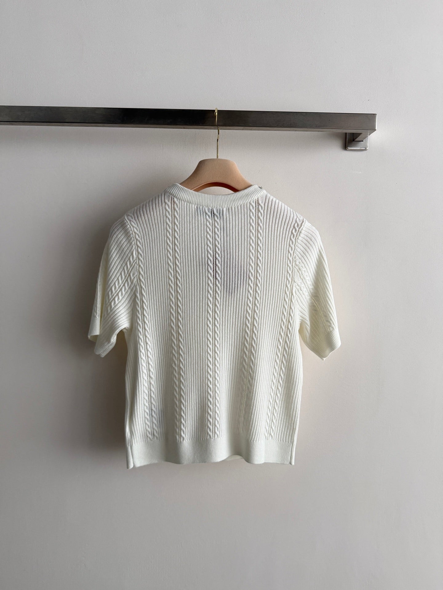 26. New Cable-Knit Short-Sleeve Top