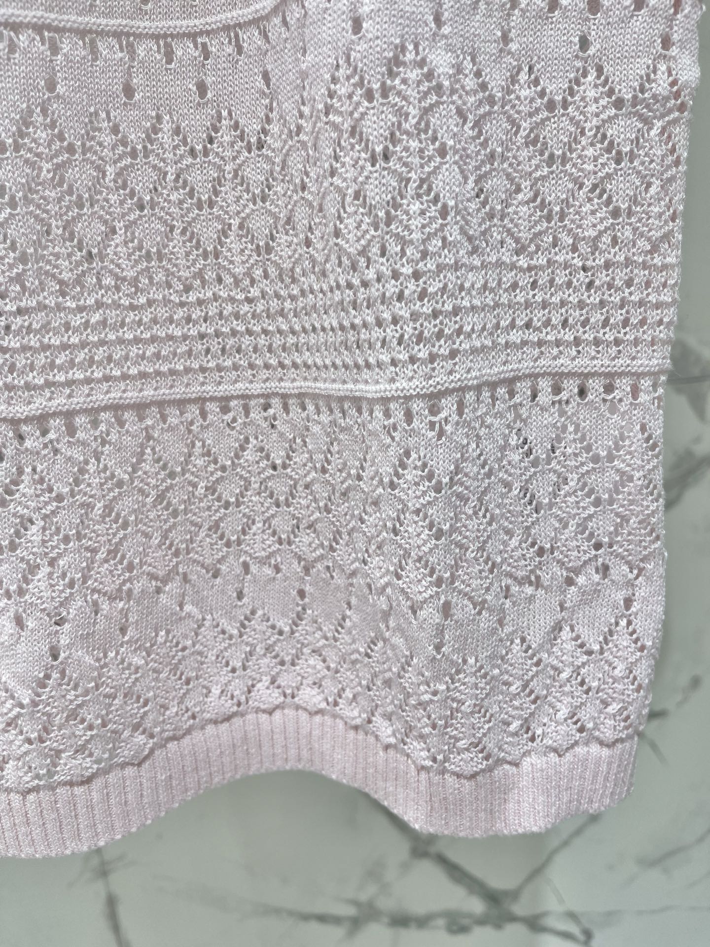 26. New Style Open-Knit Short-Sleeve Top