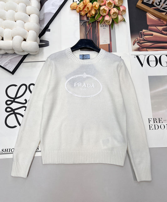 26 New Style Embossed & Embroidered Wool Sweater