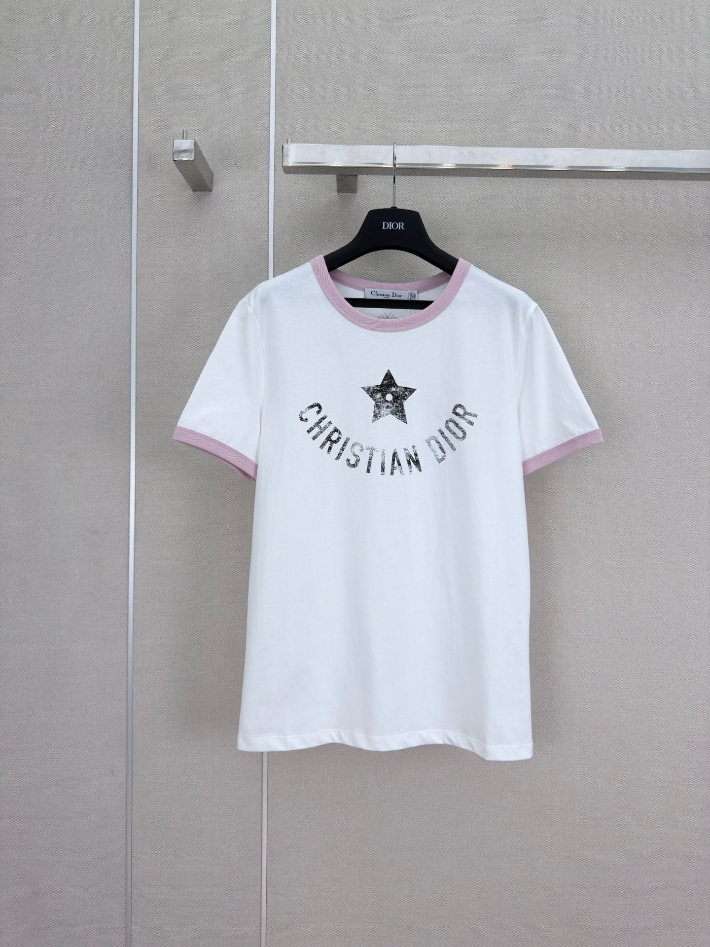 26SS Printed Color Block T-shirt