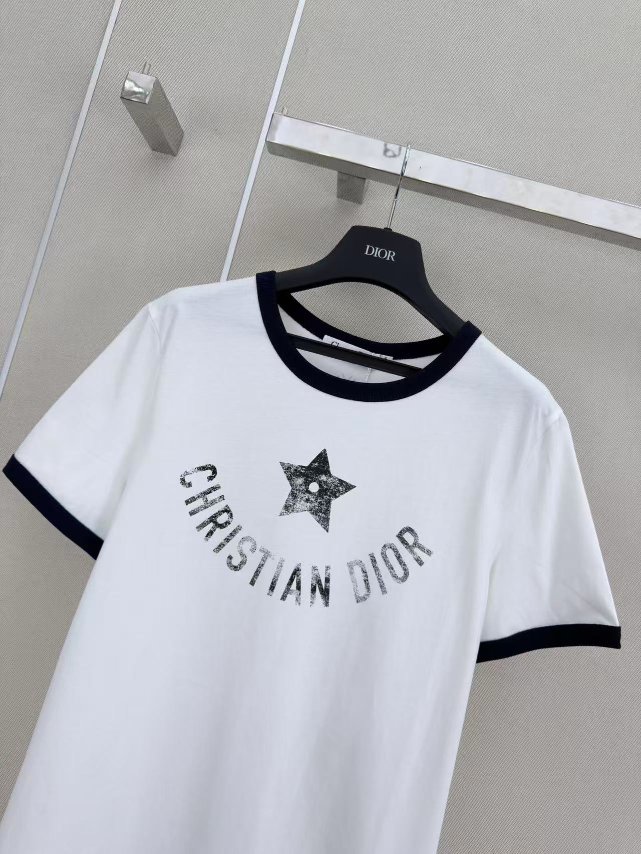 26SS Printed Color Block T-shirt