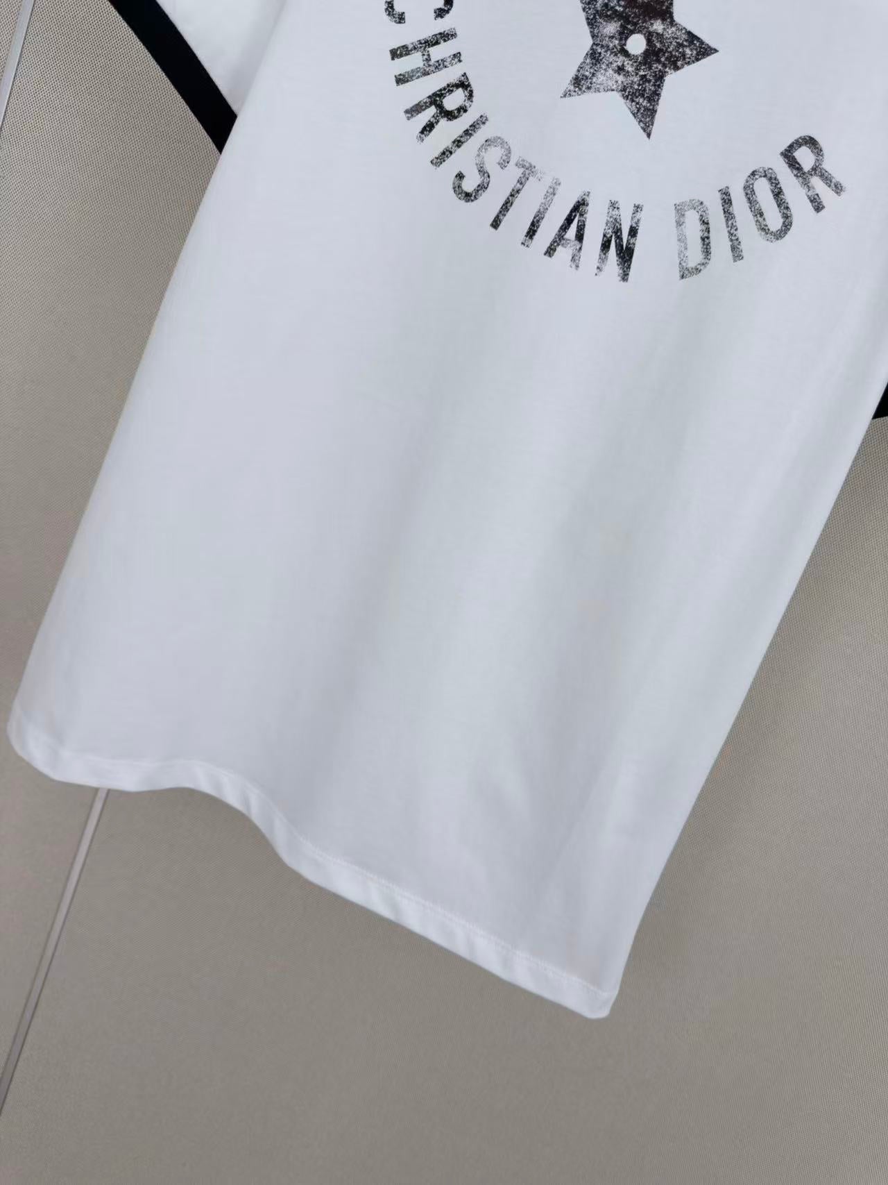 26SS Printed Color Block T-shirt