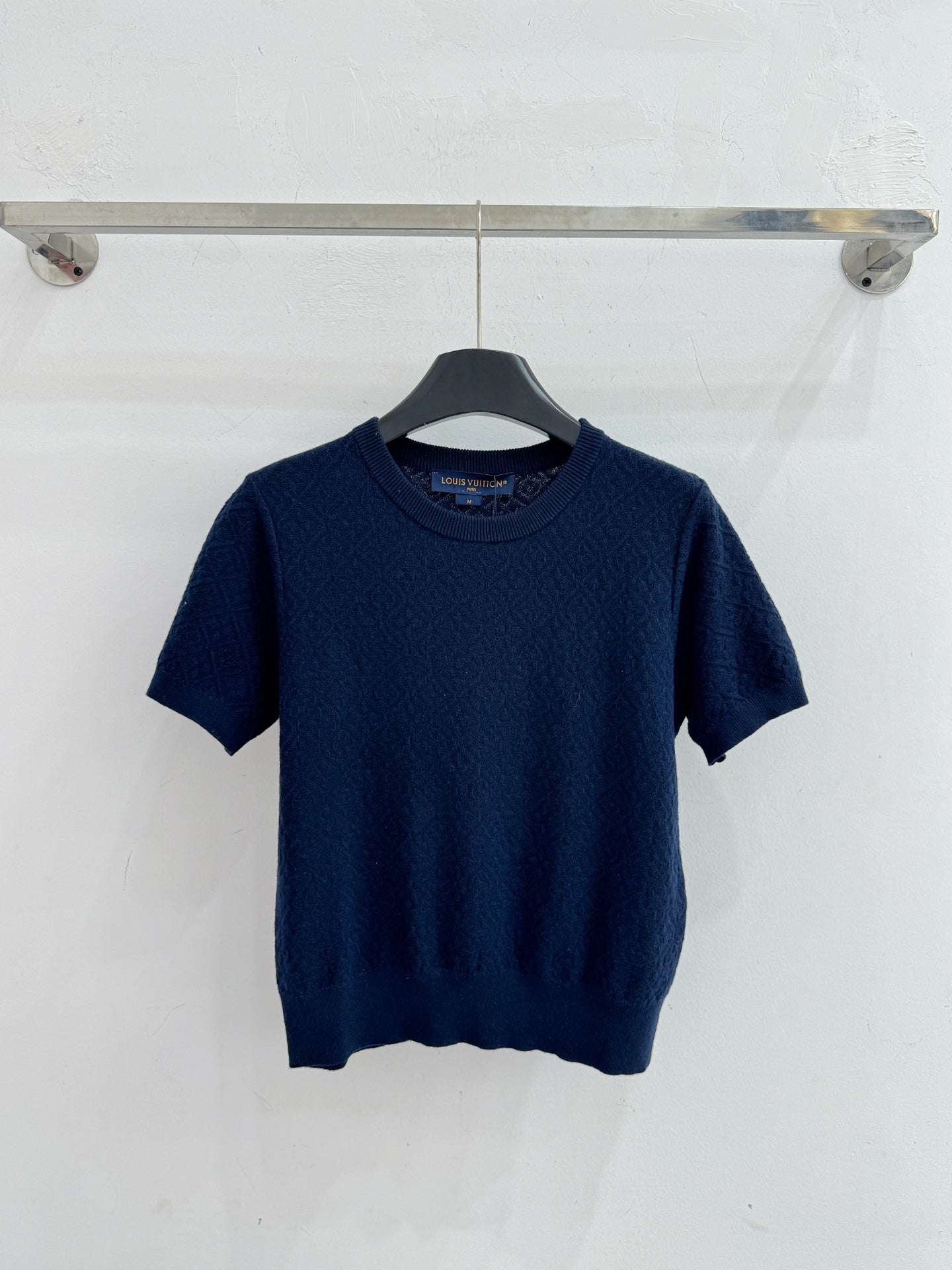 26SS Simple Diamond Jacquard T-shirt