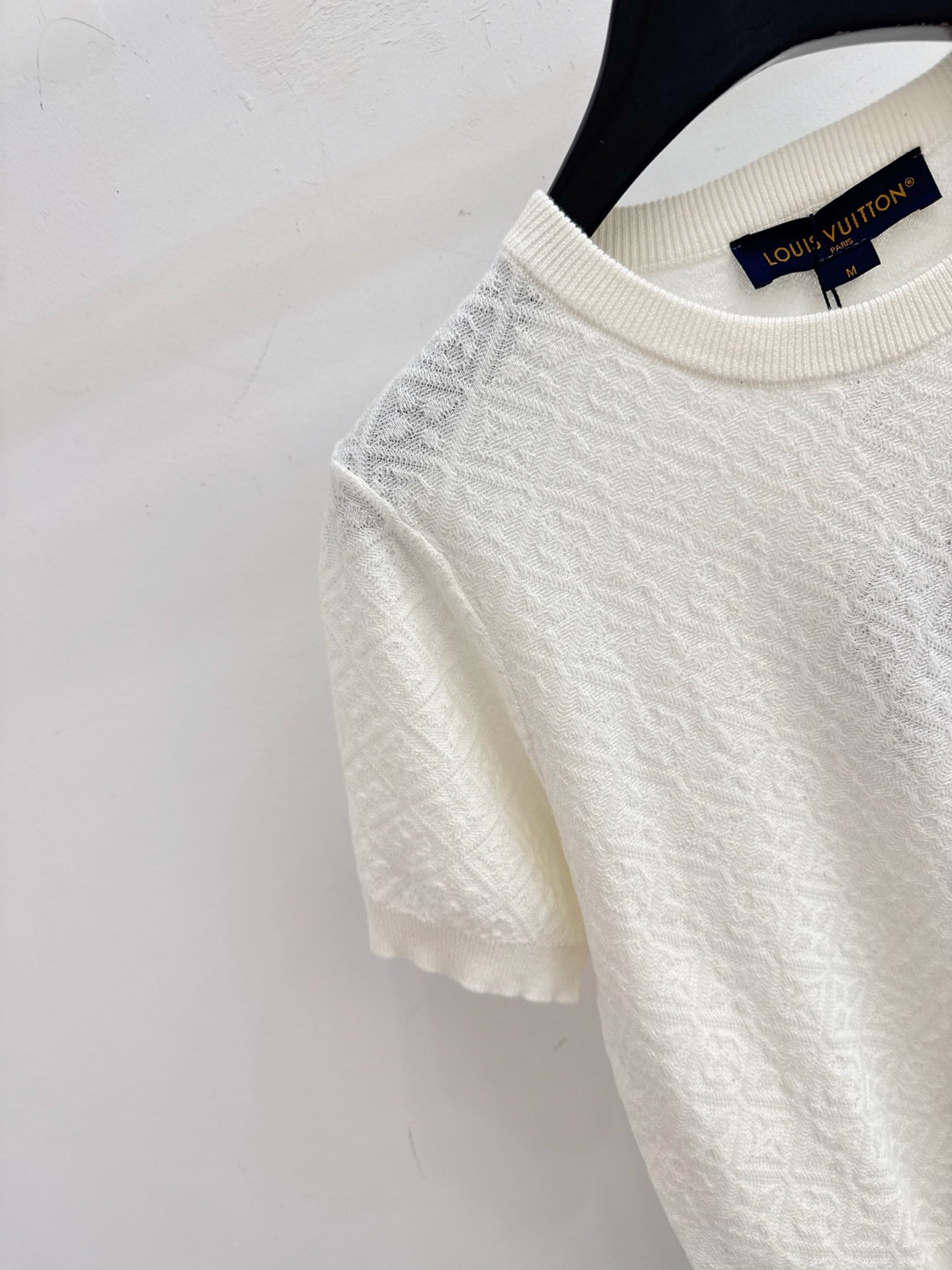 26SS Simple Diamond Jacquard T-shirt